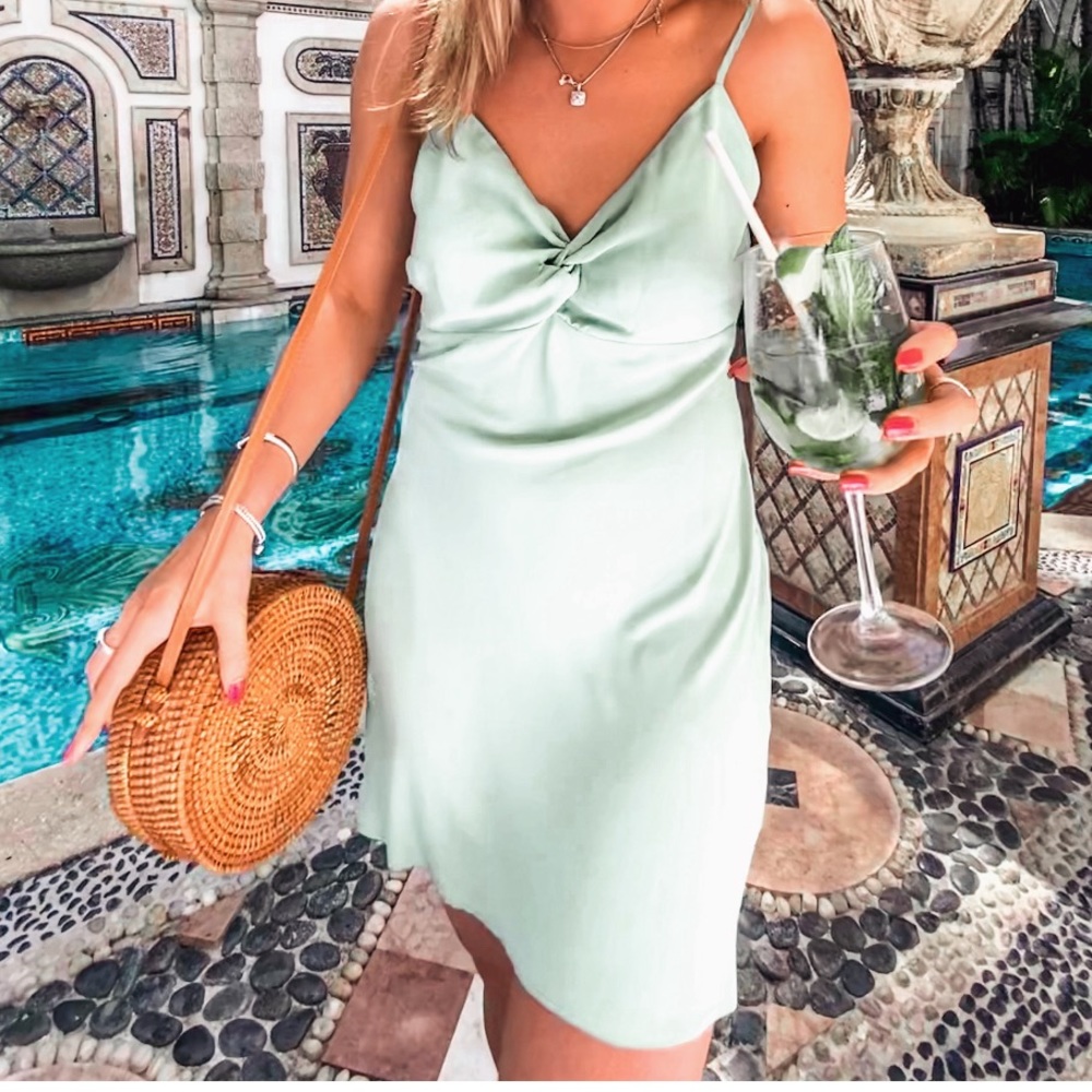 Abercrombie Twisted Front Mini Dress